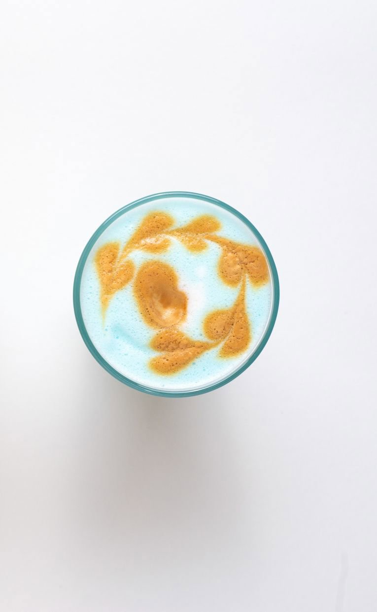 Blue Latte Lavazza